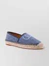 Chloé Espadrilles In Denim With Embroidered Logo