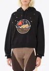 Chloé Sweat À Capuche Femme Noir Taille M 100% Coton, Élasthanne In Black