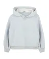 Chloé Logo-embroidered Hoodie In White