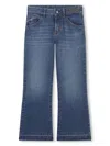 Chloé Patchwork Stretch-cotton Jeans In Blue