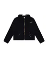 Chloé Logo-embroidered Organic Cotton Hoodie In Black