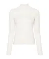 Chloé Chloe Ribbed Wool Jumper In White