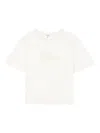 Chloé Logo-embroidered T-shirt In White