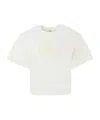 Chloé Logo-embroidered T-shirt In White