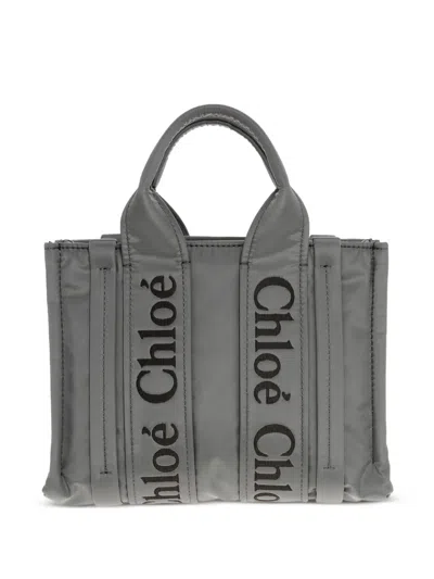 Chloé Logo-embroidered Tote Bag