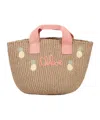 Chloé Logo-embroidered Tote Bag In Brown