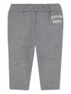 Chloé Logo-embroidered Track Pants In Gray