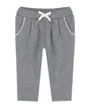 Chloé Logo-embroidered Track Pants In Gray