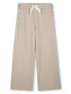 Chloé Logo-embroidered Track Pants In Neutrals
