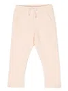 Chloé Logo-embroidered Track Pants In Pink