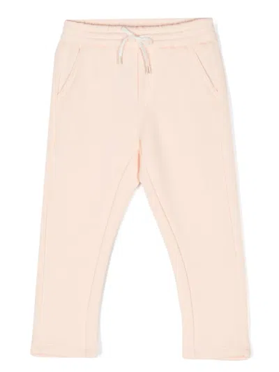 Chloé Kids' Logo-embroidered Track Pants In Pink