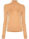 Chloé Logo-embroidered Wool Jumper In Neutrals