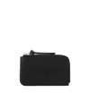 Chloé Logo-embroidered Zipped Purse In Black