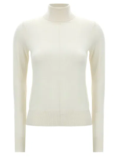 CHLOÉ LOGO EMBROIDERY TURTLENECK SWEATER