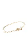 Chloé Logo-engraved Belt In Gold