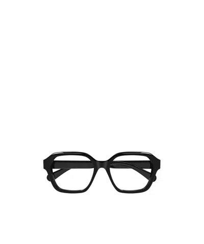 Chloé Logo Flat Mirror In Black