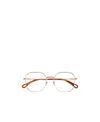 Chloé Geometric Frame Flat Mirror In Brown