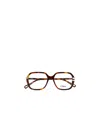 Chloé Logo Flat Mirror In Multi