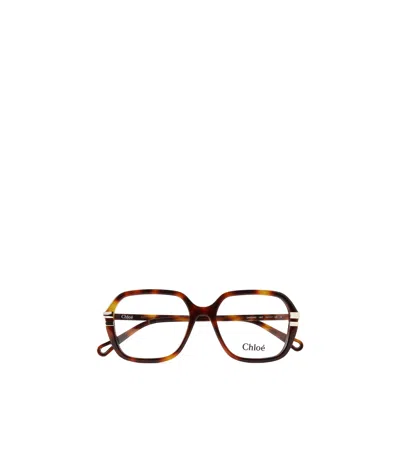 Chloé Logo Flat Mirror In Multi