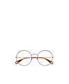 Chloé Geometric Frame Flat Mirror In Nude