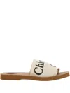 Chloé Woody Sabot Mules In Neutral