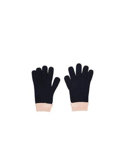 Chloé Logo Gloves In Black