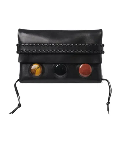 Chloé Logo Hand-held Bag In Black