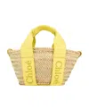 Chloé Logo Handbag In Yellow