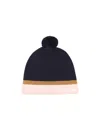 Chloé Cotton-wool Logo Beanie In Black