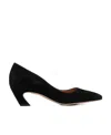 Chloé Oli Leather Pumps In Black