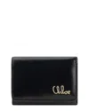 Chloé Chloe Logo Leather Wallet