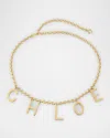 Chloé Logo Letters Belt
