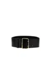 Chloé Leather Belt In Black