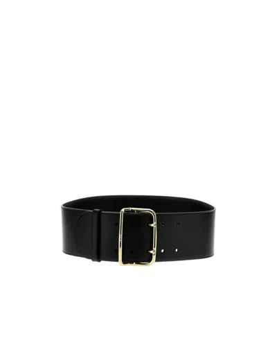 CHLOÉ CHLOÉ LOGO ENGRAVED BUCKLE BELT