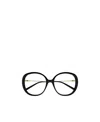 Chloé Logo Marking Flat Light Mirror In Black