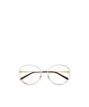 Chloé Ch0209o002 Gold Gold Transparent In Brown