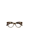 Chloé Logo Marking Flat Light Mirror In Brown