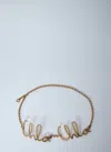 Chloé Women Logo Motif Iconic Belt In Gold