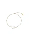 Chloé Logo Necklace In Silver