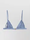 Chloé Nylon Bikini Top With Logo