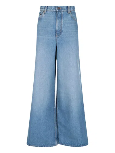 CHLOÉ LOGO PALAZZO JEANS