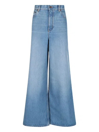 CHLOÉ LOGO PALAZZO JEANS