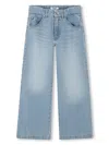 Chloé Logo-patch Jeans In Blue