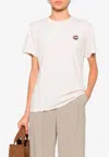 Chloé Logo-patch T-shirt In Beige