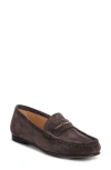 Chloé Logo Penny Loafer In Brown