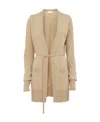 Chloé Strap Long-sleeved Cardigan In Nude
