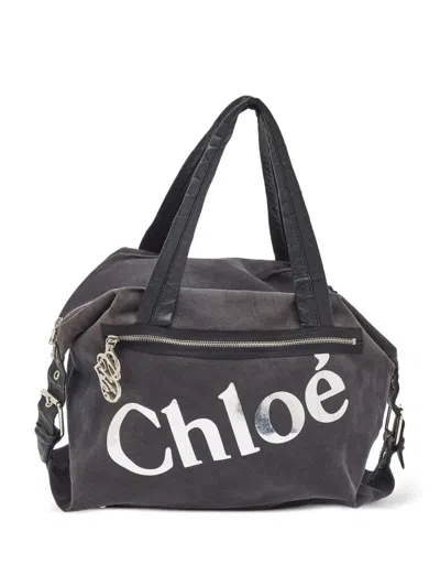 Pre-owned Chloé Logo-print Bag