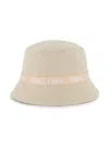 Chloé Logo-print Bucket Hat In Neutrals
