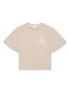 Chloé Logo-print Cotton T-shirt In Neutrals