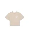 Chloé Logo-print Cotton T-shirt In Nude
